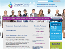 Tablet Screenshot of diversitycentral.com